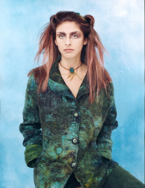 Green coat copy Wilhelmina Koning