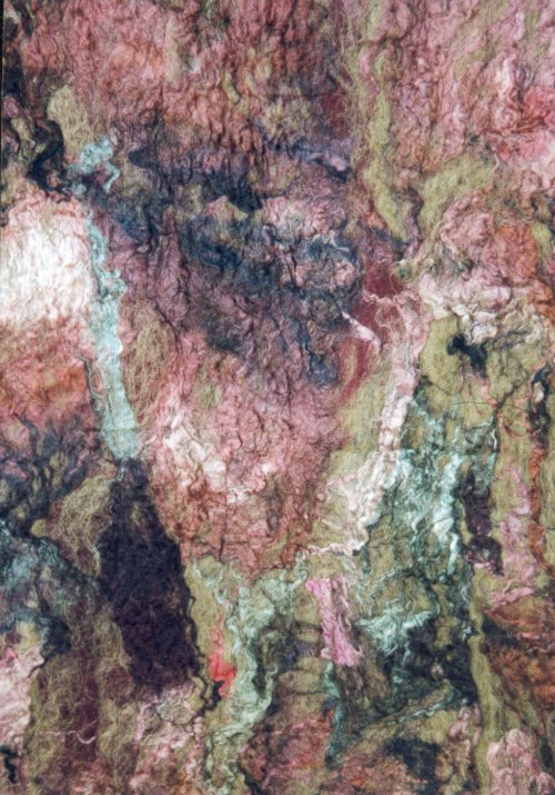 Wool silk mix © Wilhelmina Koning